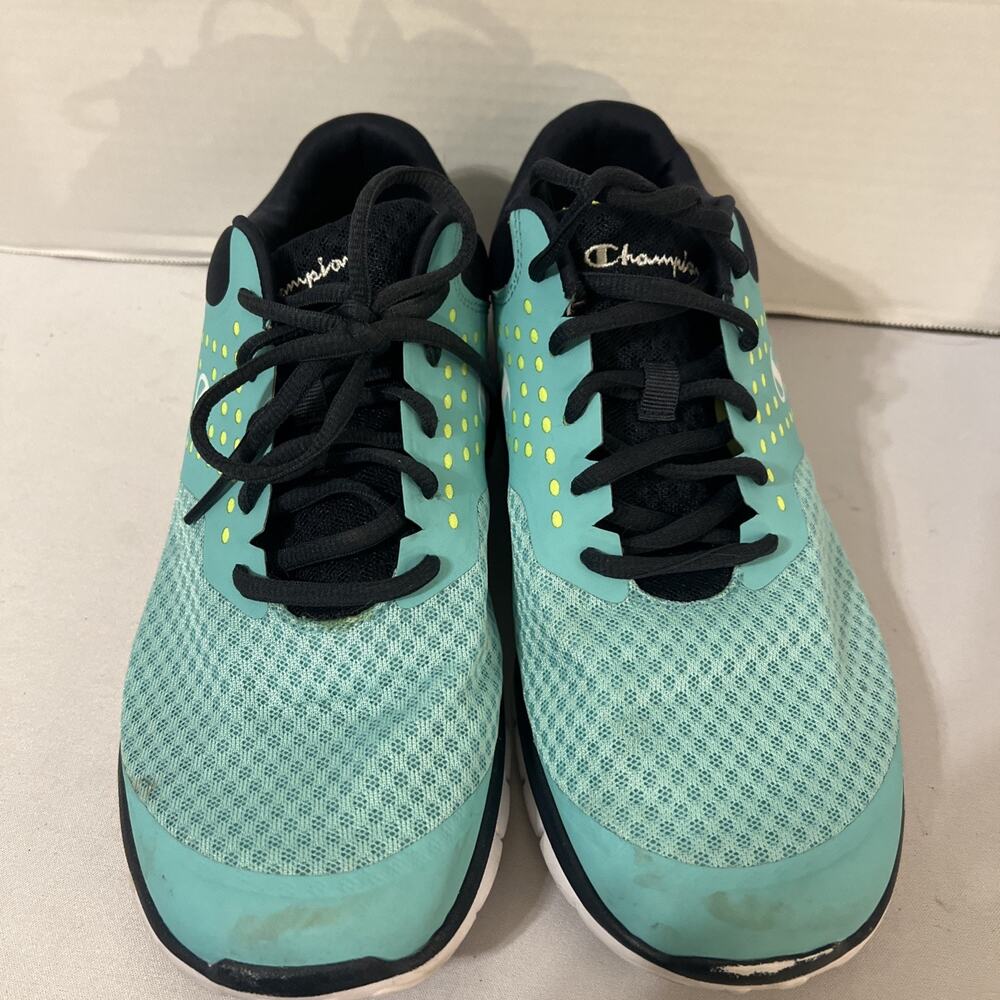 Champion Memory Foam Sneakers Comfort Lightweight Shoe Teal Women Size 10 M - Picture 5 of 7